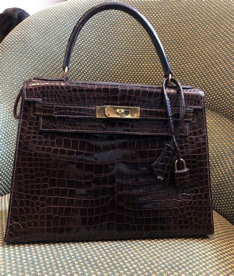 hermes crocodile kelly 28|hermes kelly crocodile price.